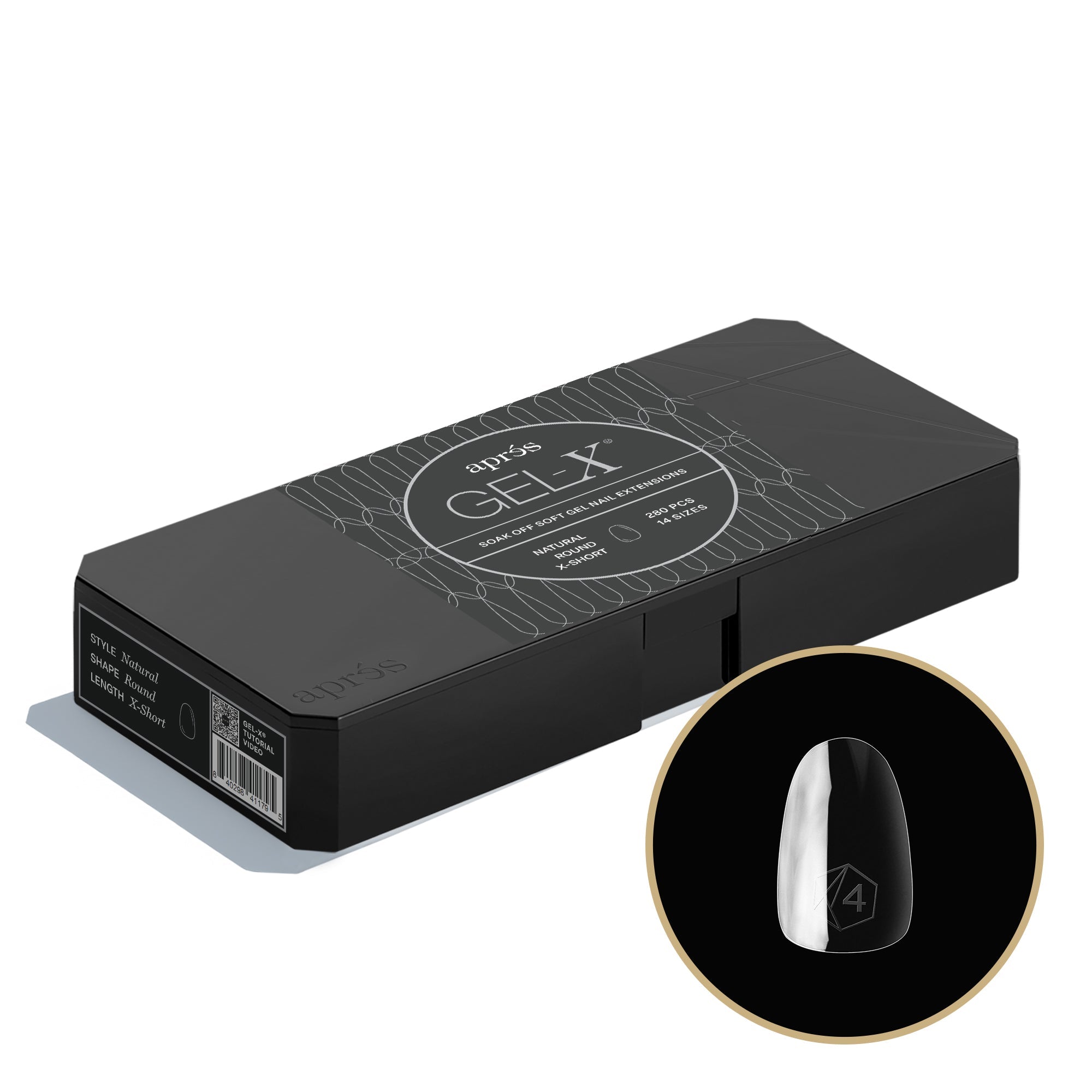 Gel-X® ナチュラル ラウンド XS (280pcs) – Aprés Nail - Japan