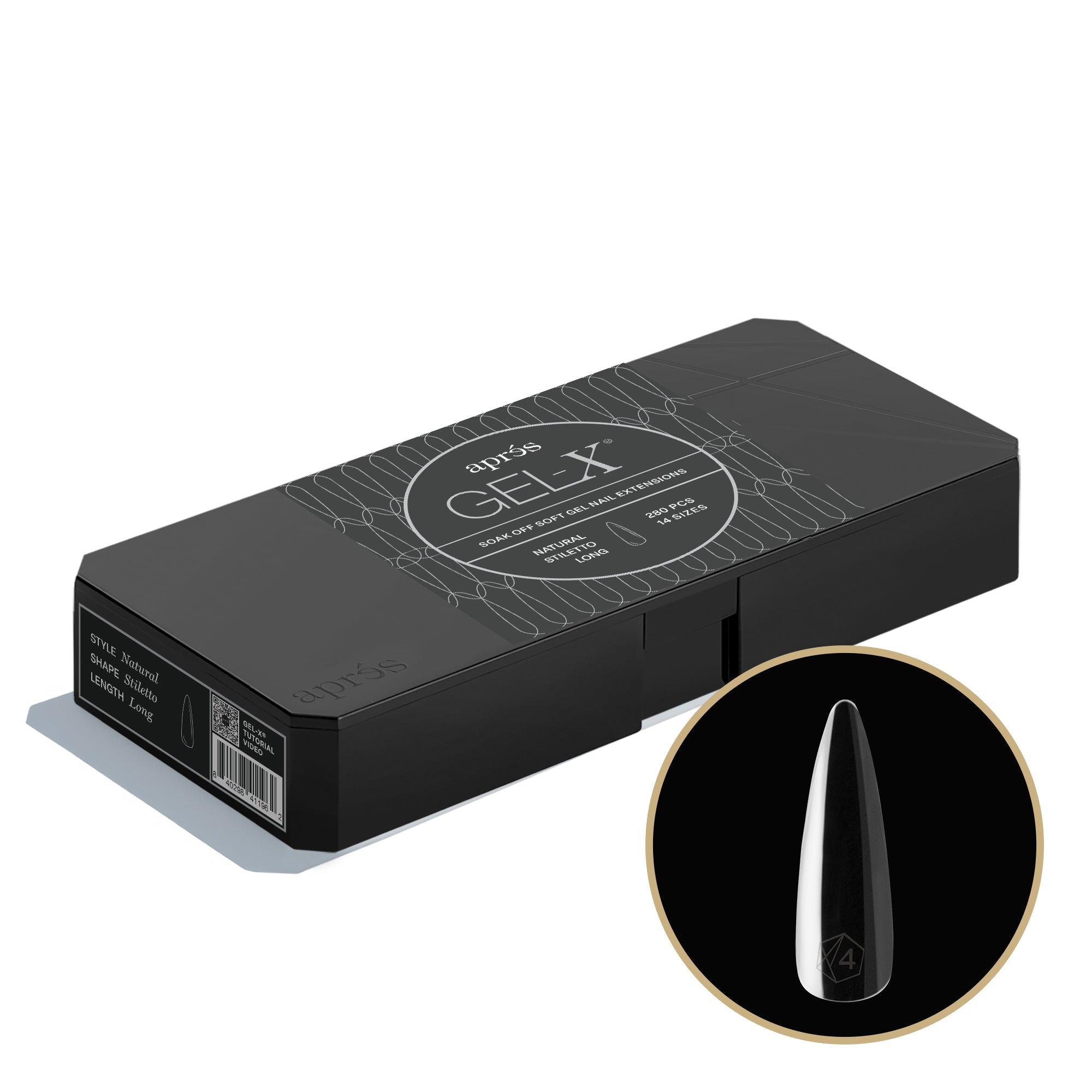 Gel-X® ナチュラル スティレット ロング (280pcs) – Aprés Nail - Japan