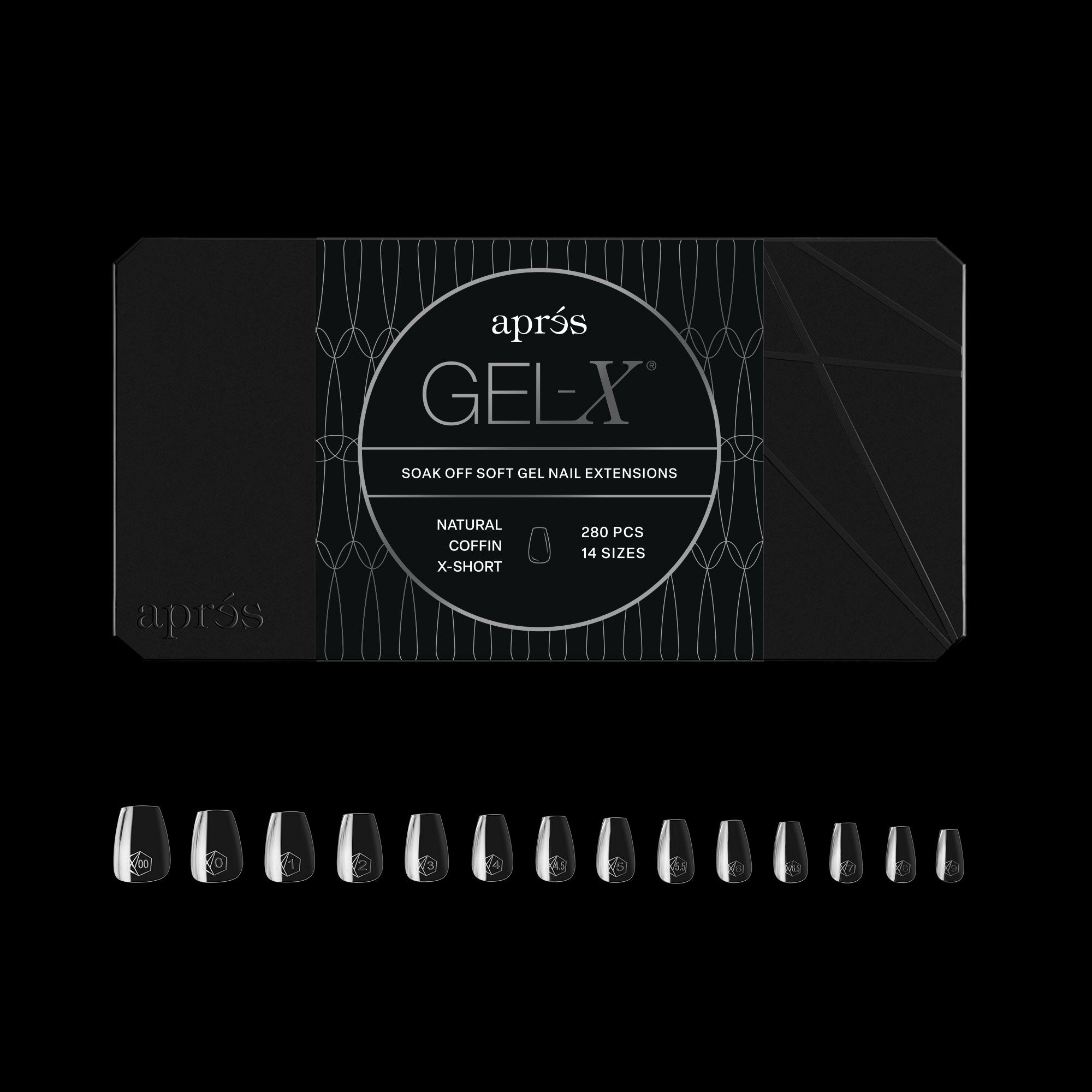 Gel-X® ナチュラル コフィン XS (280pcs) – Aprés Nail - Japan
