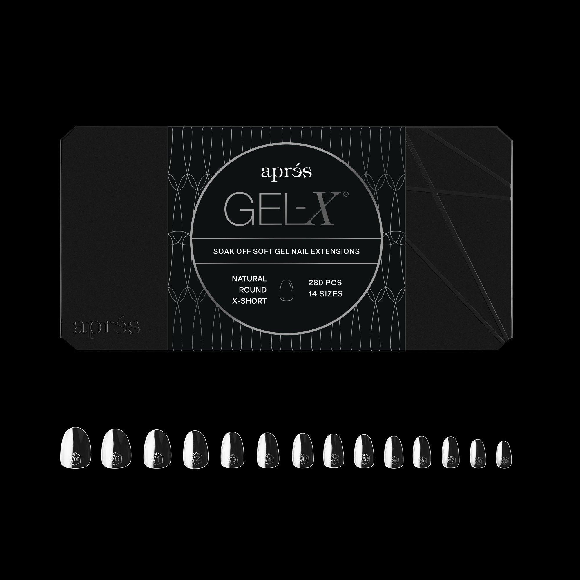 Gel-X® ナチュラル ラウンド XS (280pcs) – Aprés Nail - Japan