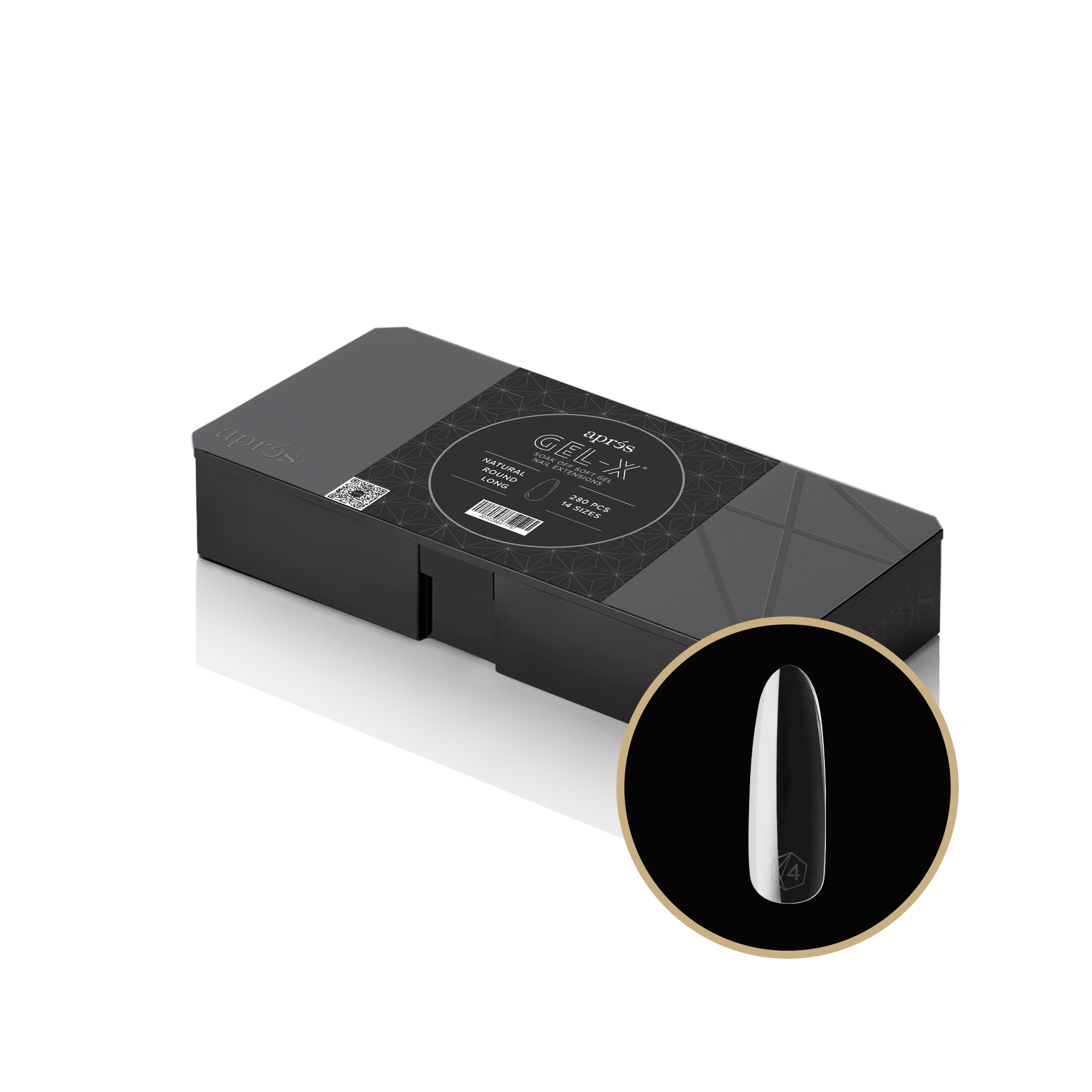 Gel-X® ナチュラル ラウンド ロング (280pcs) – Aprés Nail - Japan