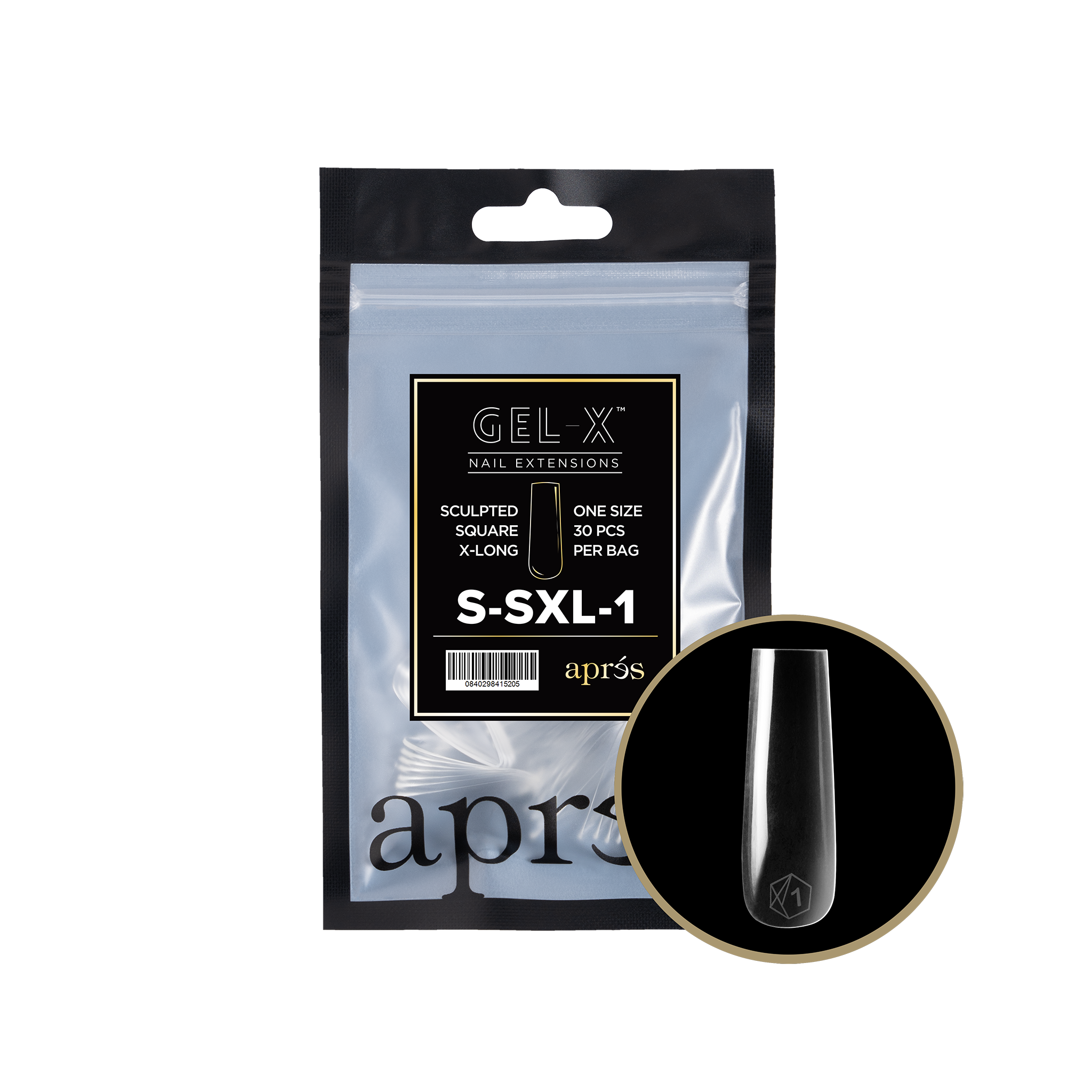 GelX® スカルプテッドスクエアXL リフィルバッグ30pcs Aprés Nail Japan