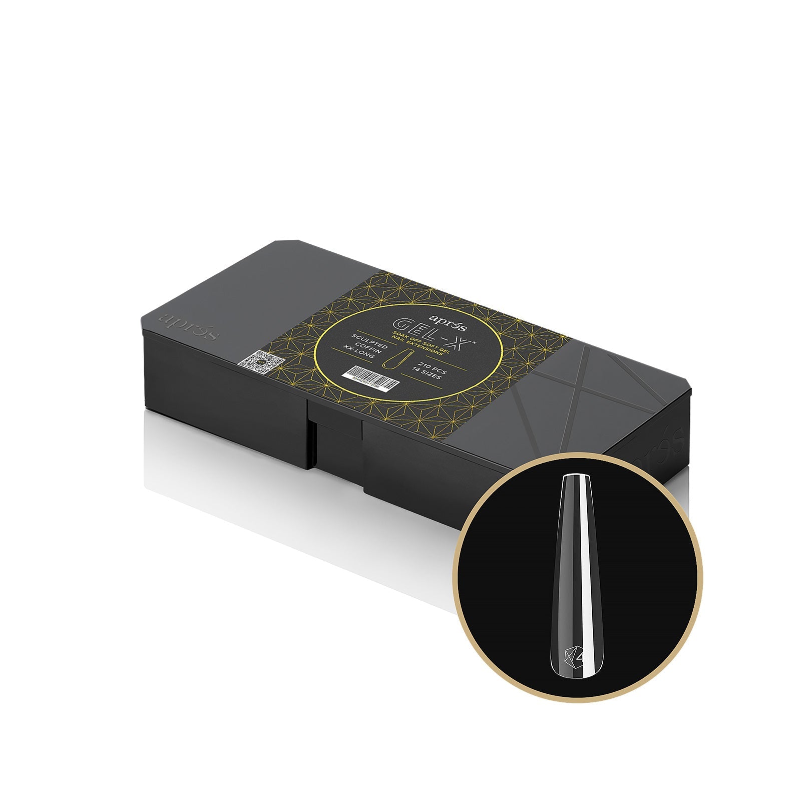 Gel-X® スカルプテッド コフィン XXL (210pcs) – Aprés Nail - Japan