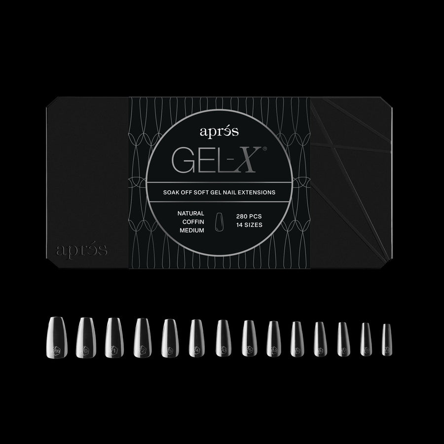 Gel-X® ナチュラル コフィン ミディアム (280pcs) – Aprés Nail - Japan