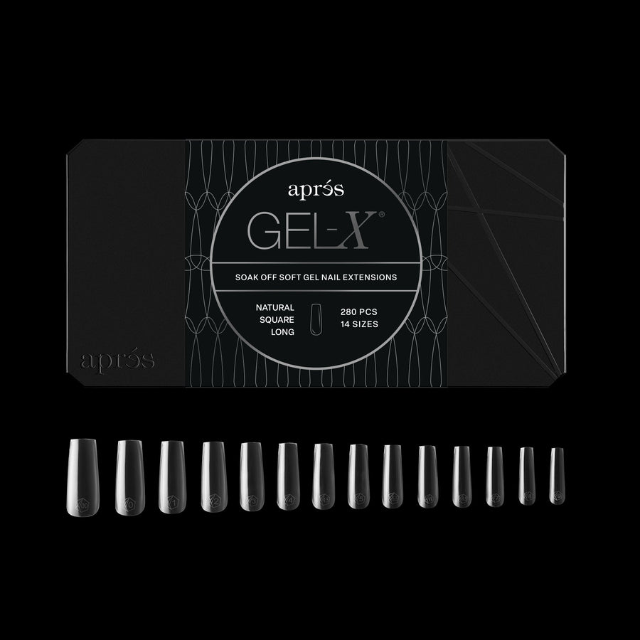 Gel-X® ナチュラル スクエア ロング (280pcs) – Aprés Nail - Japan