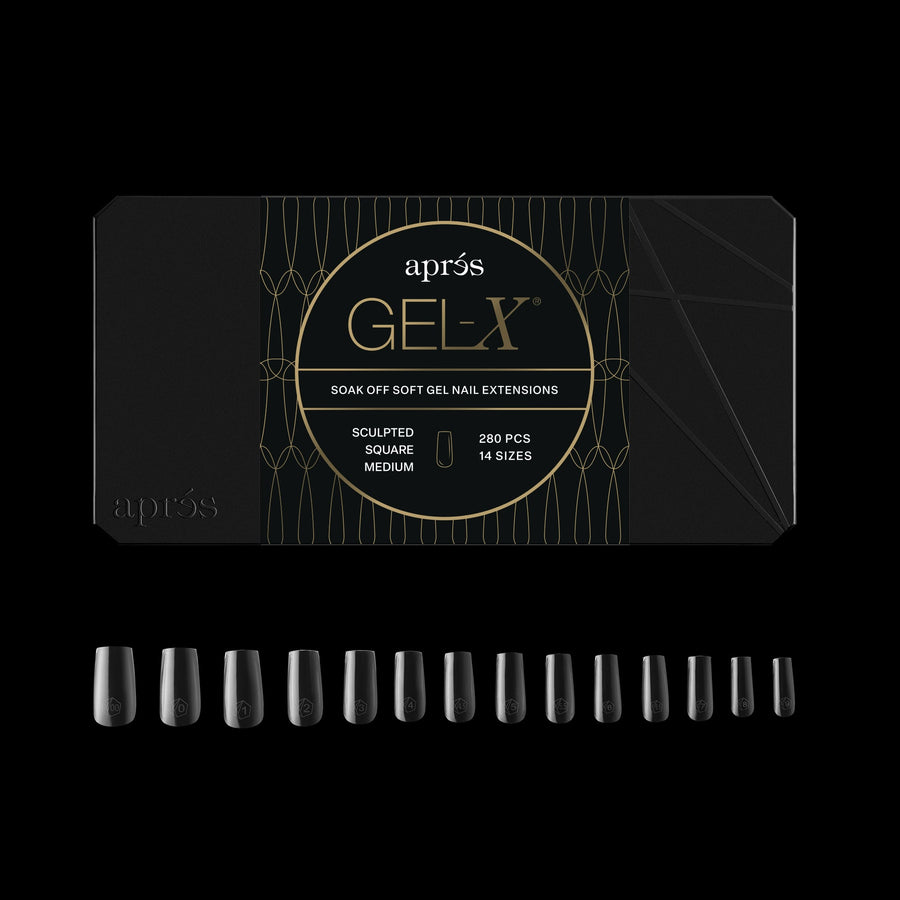 Gel-X® スカルプテッド スクエア ミディアム (280pcs) – Aprés Nail