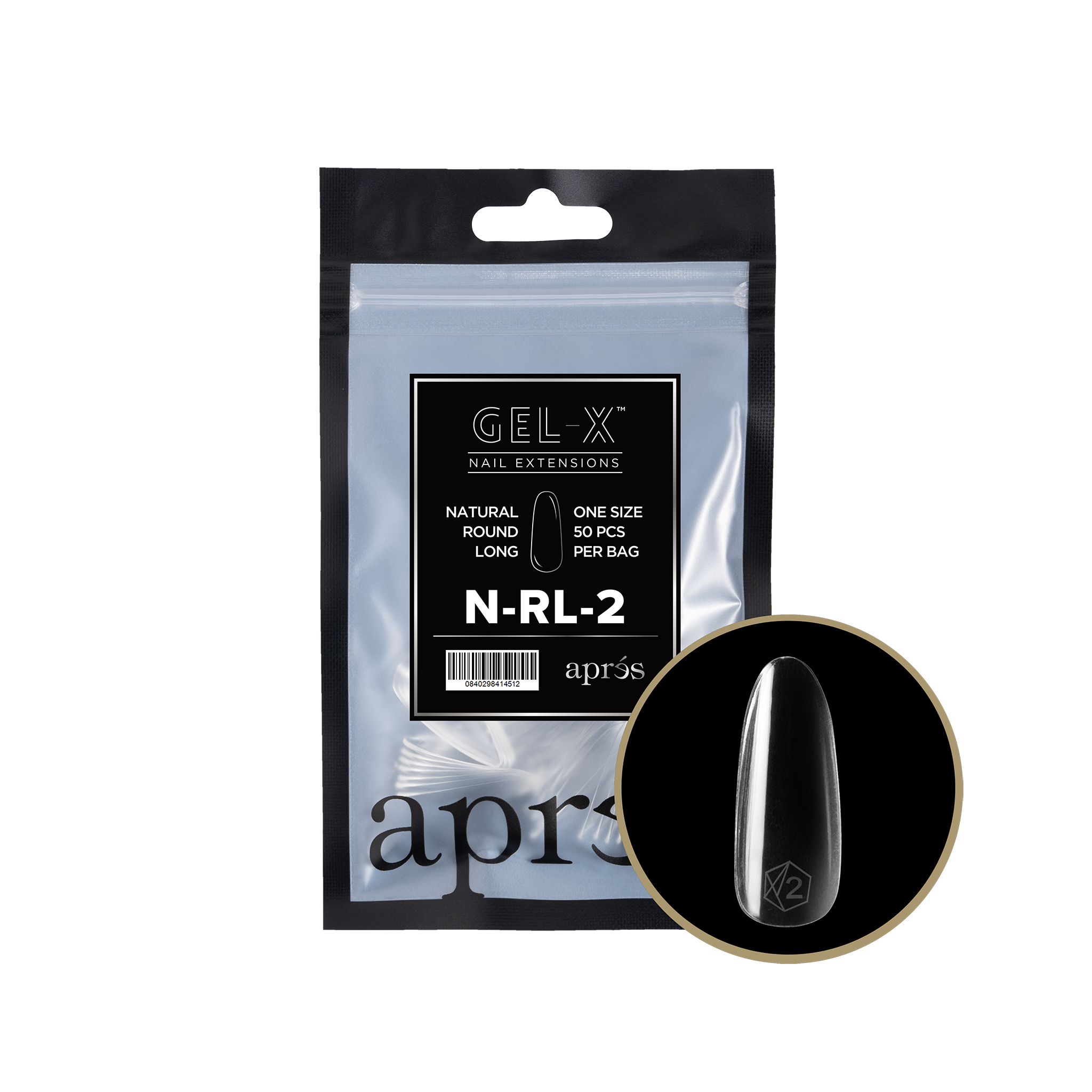 Gel-X® ナチュラルラウンドロング リフィルバッグ – Aprés Nail - Japan