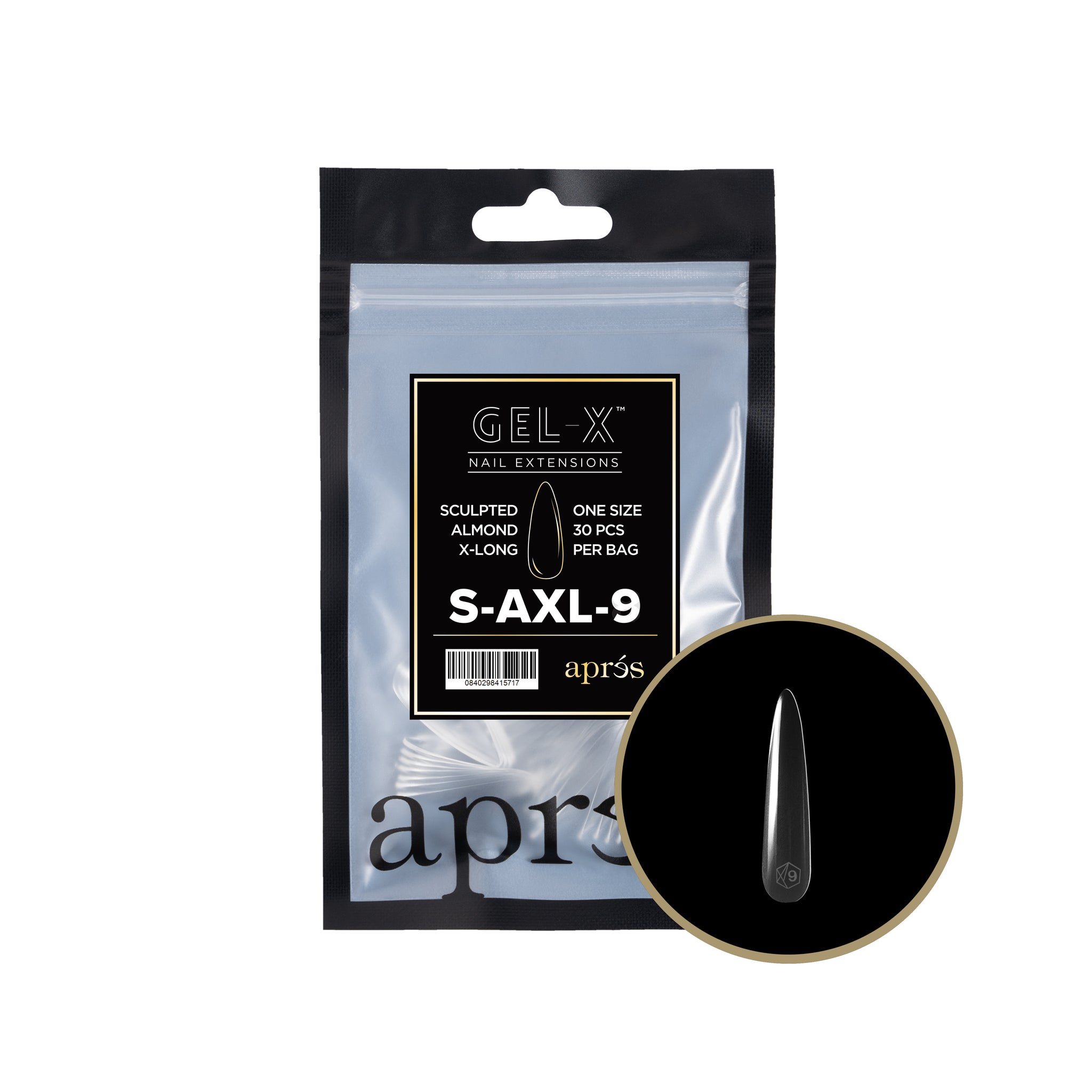 Gel-X® スカルプテッドアーモンドXL リフィルバッグ-30pcs – Aprés