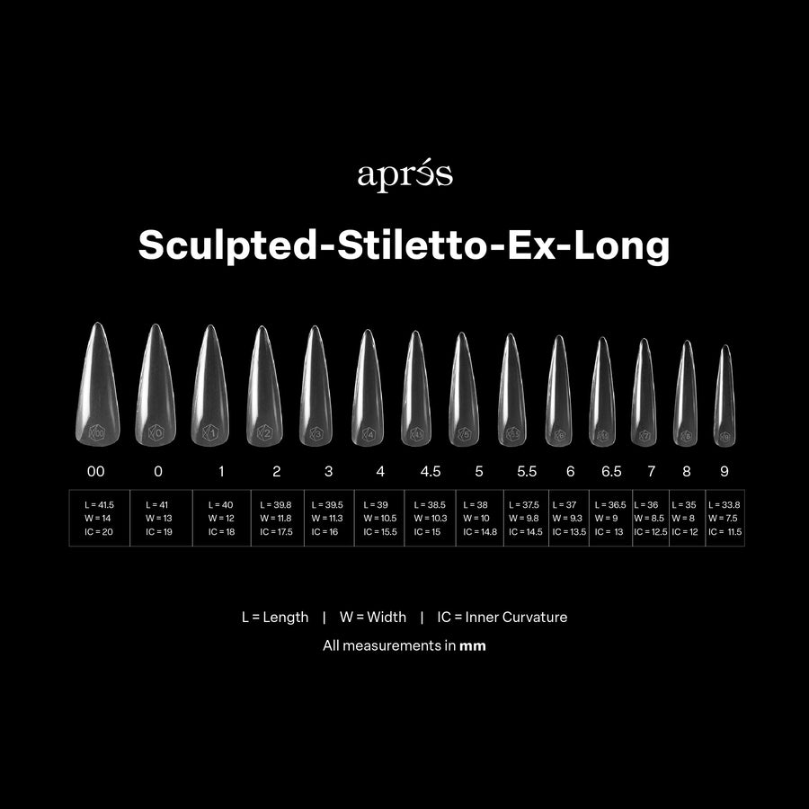 Gel-X® スカルプテッド スティレット XL (168pcs) – Aprés Nail - Japan